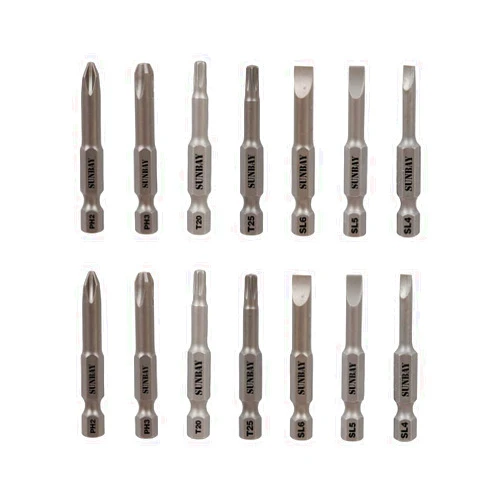 SunBay 12 Piece Screwdriver Bit Set - 2 Inch Drill Bit Driver Set - Magnetic Impact Screwdriving for Use with Power Drills and Drivers