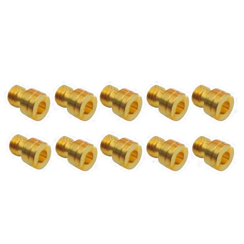 Rllyer 10Pcs Round Head Main Jet 4mm for GY6 50cc 139QMB Scooter Keihin Carb PZ19 70-92