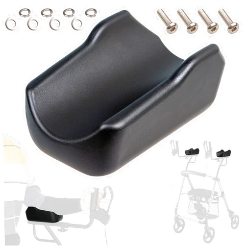 TERPINK Rollator Armrest Pad Upright Walker Forearm Pads Padded armrest for Upright Walker and Stand-up Rollator Upwalker Accessories Soft and Comfortable for Seniors Stand-Up Walkers (1 Pack)