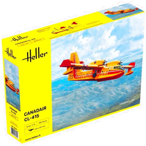 Glow2B Heller Canadair CL 415 Airplane Model Building Kit