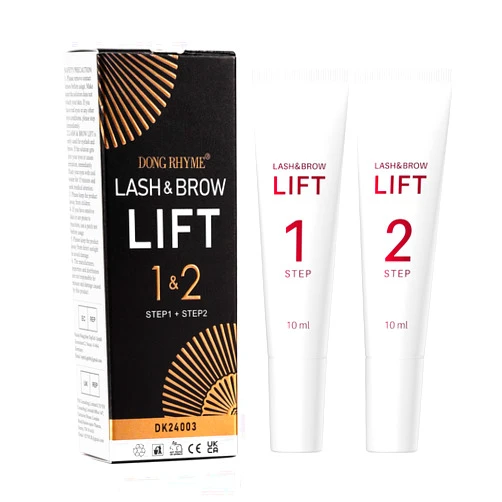 DONG RHYME Lash Lift Kit - Eyelash Lift Lotion, DONG RHYME Brow Lamination and Lash Perm Kit for Curling Lashes to Get Supermodel Eyes, Long-Lasting and Easy to Use at Home Multipurpose Eyelash Perm Kit