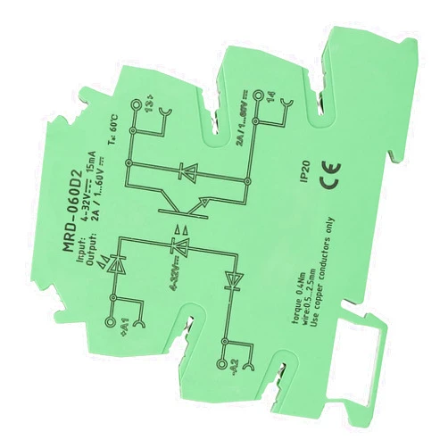 KIMISS MRD-060D2 Ultra Thin 6.2mm Solid State Relay Module Input 4-32VDC NO MRD-060D2 Ultra Thin