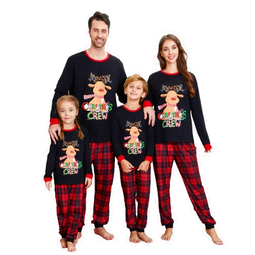 IPajamas Family Christmas Matching Pajamas Set Christmas Pajamas for Family Christmas PJS Xmas Matching Family Pajamas(NCV18-Women, X-Large)