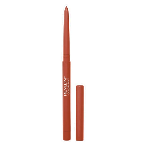 Revlon Lip Liner, Colorstay Lip Makeup with Built-in-Sharpener, Longwear Rich Lip Colors, Smooth Application, 630 Nude, 0.01 oz