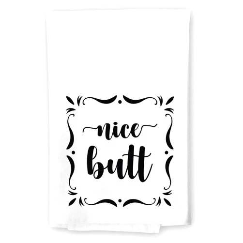 Handmade Funny Novelty Bath Hand Towels | Restroom Male Female Symbols Bathroom Country Rustic Farmhouse Modern Decor | Hilarious Adult Crude Humor Home House Warming Wedding Gift Presentà