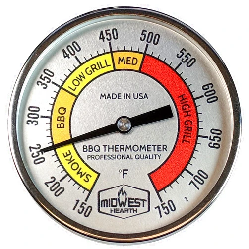 Midwest Hearth Professional Thermometer for Kamado Style Charcoal Grills (3