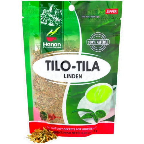 Hanan Linden Loose Herbs (Tilo Tila) 0.5 oz (14 g) - Natural, Dried Linden Plant Leaf for Herbal Tea Supplement