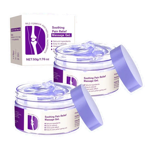 LELEBEAR Kresin Massage Gel, Kresin Joint Pain Gel Purple Gels (2)