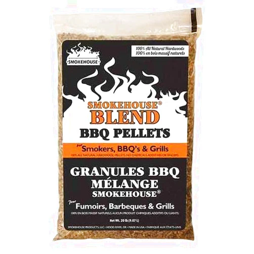 Smokehouse 9799-020-0000 BBQ Pellets 5# Bag Blend