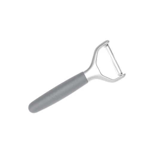 Misen Stainless Steel Vegetable Peeler - Unleash Culinary Precision in Your Kitchen with this Durable and Ergonomically Designed Tool for Effortless Peeling, Gray