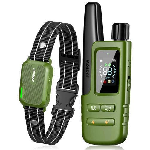 Jugbow Dog Shock Collar - 3300FT Dog Training Collar with Remote Innovative IPX7 Waterproof with 4 Training Modes, Rechargeable E-Collar for All Breeds