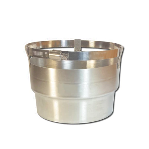 Rockford Chimney Supply Stainless Steel Chimney Appliance Adapter Connector RockFlex, Round 6 Inch