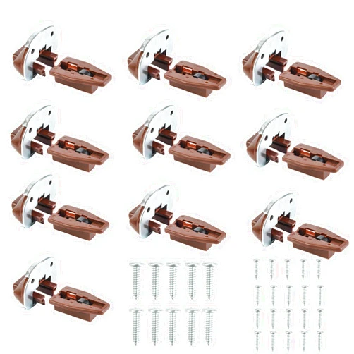 Sacumea Compatible with kenlin Rite-Trak II Replacement Drawer Track Slide Kit #168, 10 Set of Commercial Rite Track 2 Drawer Guides Part - Fit Slide Drawers from Vaughan Bassett, Pulaski, Legacy Manufacturer