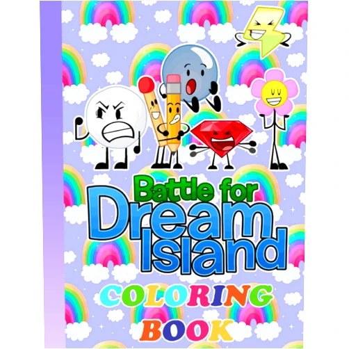 VICTOR RAMIREZ Battle for Dream Island Coloring Book for Teen Women Men: Color Battle for Dream Island | Battle for Dream Island Colouring Books For Fans of All Ages To Relax And Relieve Stress with 8.5 x 11 inches