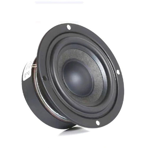 Granvela 20W 3-inch 4-Ohm Full Range Bookshelf Speakers Pair of Flax-Fiber Cone for DIY High Performance Home Audio Woofer Multimedia Speakers
