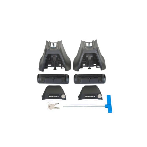 Rhino Rack Rhino-Rack Legs Pair for 2500 Roof Racks Fits Vortex Bar for a 3rd Row Cross Bar, Glass Reinforced Nylon, Black (RLKVAH)