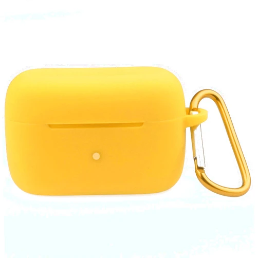 Hi Color Silicone Case for Jabra Elite 85t Earbuds,Anti-Scratch Jabra Elite Active 85t Case Cover with Carabiner(Yellow)