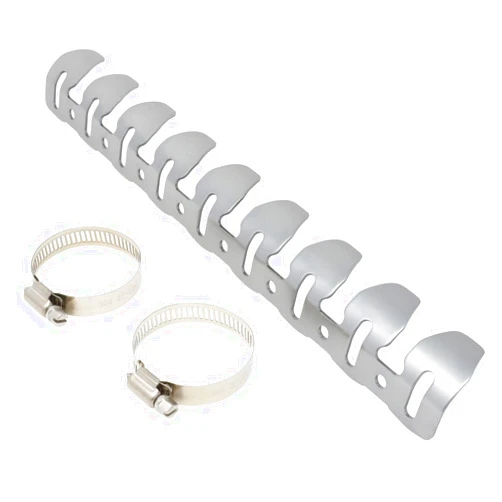 DRC Dr Dry Universal Exhaust Pipe Guard 4-Stroke Titanium