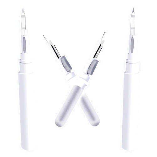 Lororado Earbuds Cleaning Kit, Multi-Function Cleaning Pen for Bluetooth Headset, Headphone Cleaner for Earbuds, Wireless Earphones Case Cleaning Tools (2 Pcs White)