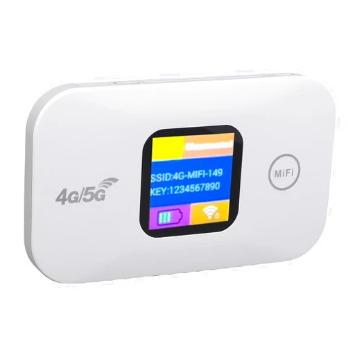 VBESTLIFE Portable Mobile WiFi, 4G 5G High Speed 300Mbps LTE Internet Hotspot Device, Support Up to 10 Users, SIM Card, for Trave Camping