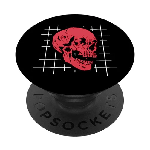 Japan lover streetart design Japanese Aesthetic Skull PopSockets Swappable PopGrip