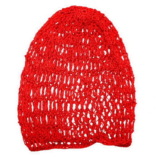 Dream World Women's Hair Net Red 12 Pack