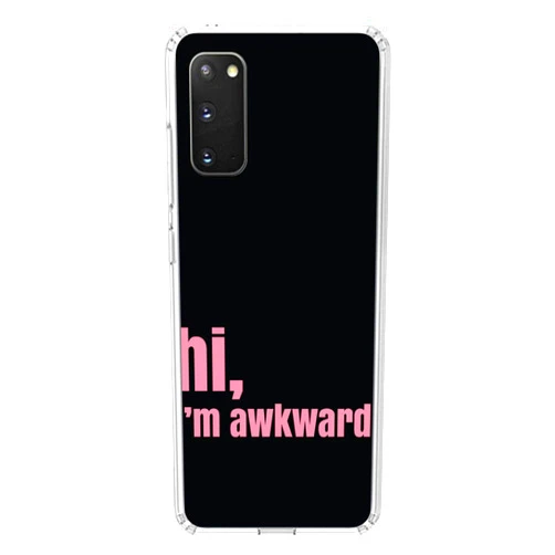 DistinctInk Clear Shockproof Hybrid Case for Samsung Galaxy S20 & S20 5G (6.2