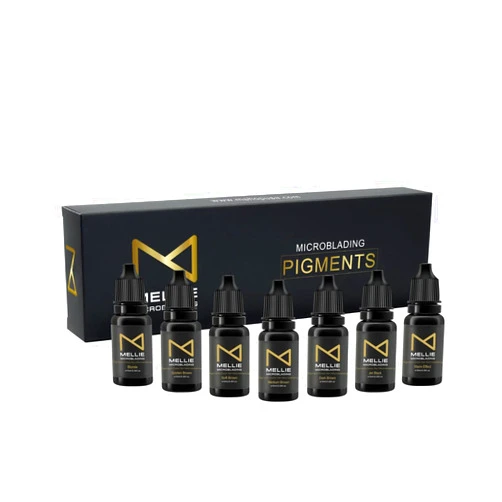 M | Microblading Medical Grade Pigment Ink Set – Set of 7 Colors | Professional Use Microblading Pigment Set FOR PROFESSIONALS ONLY