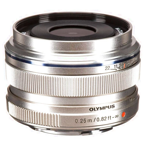 OM SYSTEM OLYMPUS M.Zuiko Digital 17mm F1.8 Silver For Micro Four Thirds System Camera, Compact Design, Beautiful Bokeh, Bright
