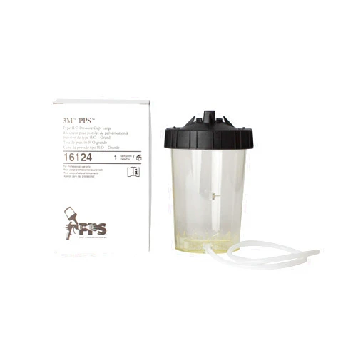 3M PPS (Original Series) 16124 PPS H/O Pressure Cup with Air Hose, Large, 28 oz, 1 Pack