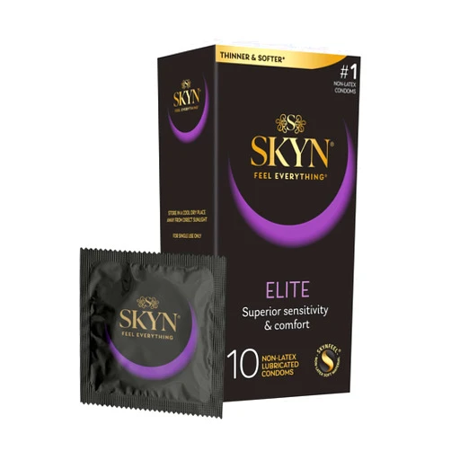 SKYN Elite, 10 Count, Ultra-Thin, Lubricated Latex-Free Condoms​