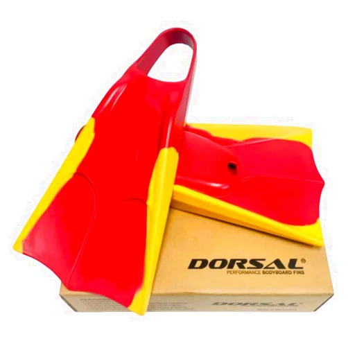 DORSAL Bodyboard Bodysurfing Floating Swimfins (Flippers) Comfortable Natural Gum Rubber for Swimming, Diving, Surfing