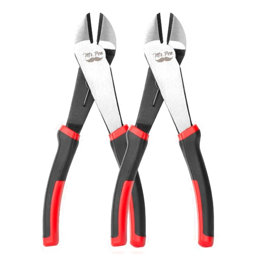 Mr. Pen 7 Inch Heavy Duty Wire Cutters - 2 Pack, Diagonal, Side, Flush, Cutting Pliers, Floral