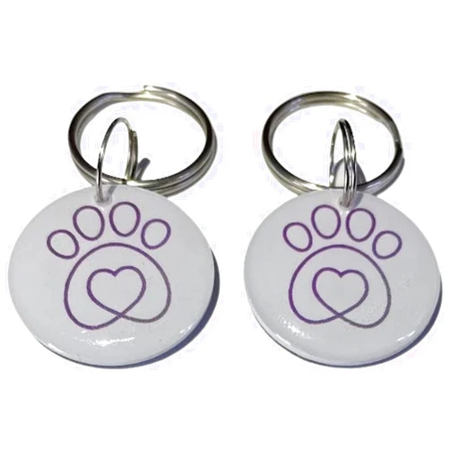 PETQUALITY Show That Love PetQuality Compatible/Replacement for Petsafe SmartDoor Connected Microchip RFID Collar Tags Disc Key (Pack of 2) ZAC19-17682, ZAC19-17683, ZAC19-17240