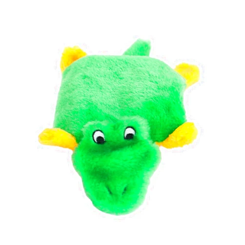 ZippyPaws - Squeakie Pads No Stuffing Plush Dog Toy - Alligator