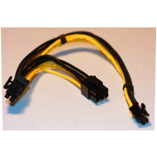NVidia ATI Mac Pro Macpro PCI-e PCIe Video Power Cable with Dual 6 Pin Connectors