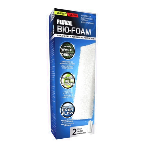 Fluval Foam Filter Block (206/207/306 & 307)- 2-Pack