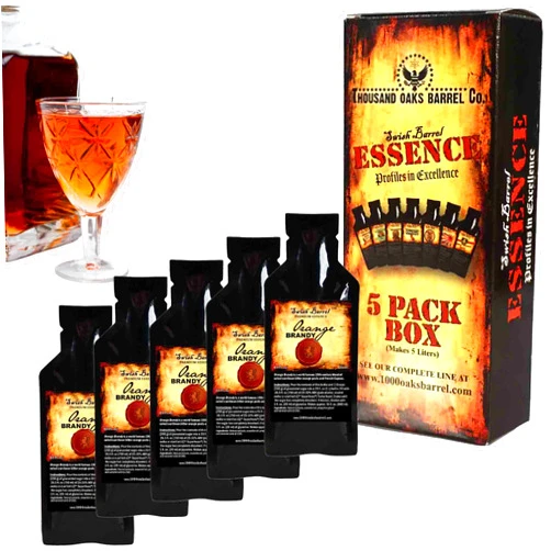 THOUSAND OAKS BARREL Orange Brandy Whiskey Premium Essence | Bootleg Kit Refills | Thousand Oaks Barrel Co. | Gourmet Flavor for Cocktails Mixers and Cooking | 20ml (5)