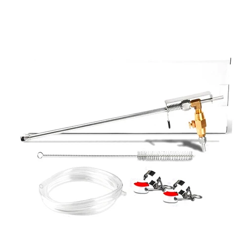 LJXBMD Hand Held Bottle Filler,Stainless Steel Spring Loaded Bottle Filler, 1pcs Stainless Steel Bottle Filler Beer Gun, Homebrew Kegging CO2 Carbonation Kit, Handheld Easy Beer Filling Bottling With Swing
