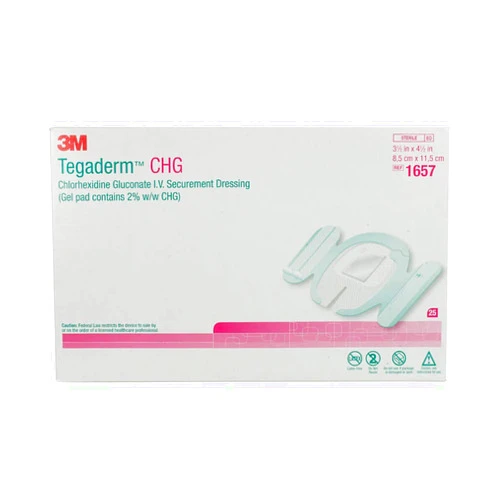 The 3M Medical Products Incorporated 3M-1657 Tegaderm CHG Dressing 3.5