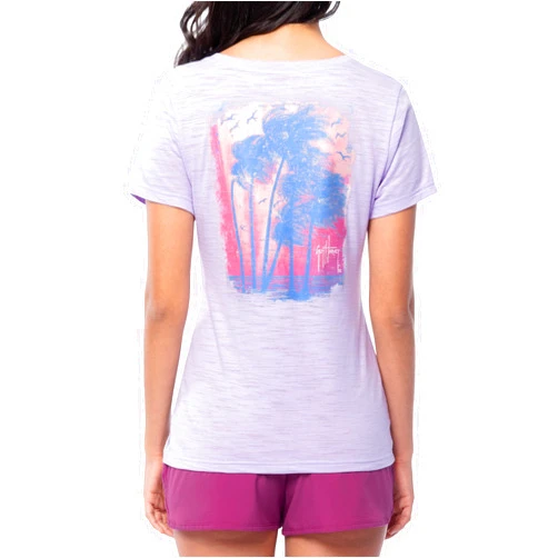 Guy Harvey Women's Graphic Short Sleeve V-Neck T-Shirt