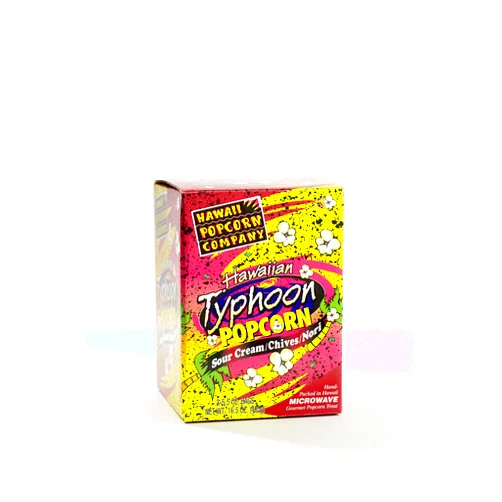 Hawaiian Hurricane Popcorn 3pk Hawaiian Typhoon Microwave Popcorn Gift Box