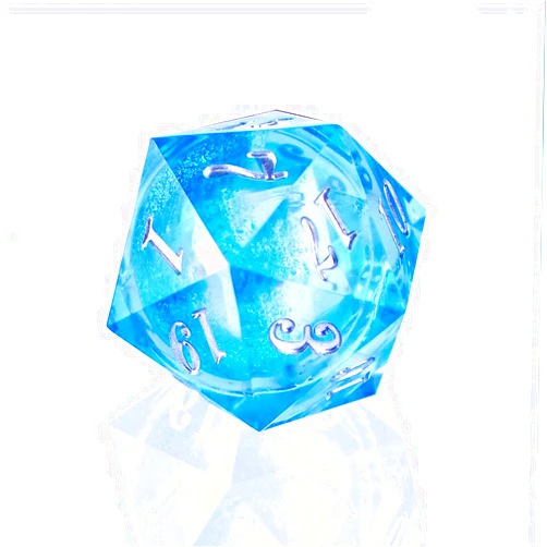 Luxdemon Resin D&D Dice Set, DND Dice Set Sharp Edge Dice for TTRPGs Dungeons and Dragons Gifts， Liquid Core Dice Sharp Edge Dice Dungeons and Dragons D&D Dice