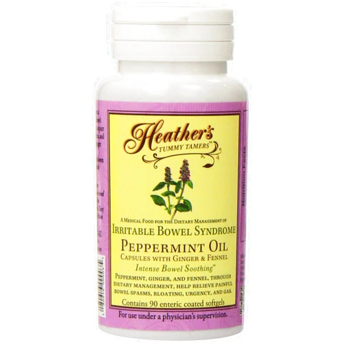 Heathers Tummy Care Heather's Tummy Tamers-Peppermint Oil Capsules, 180ct (2 Pack)