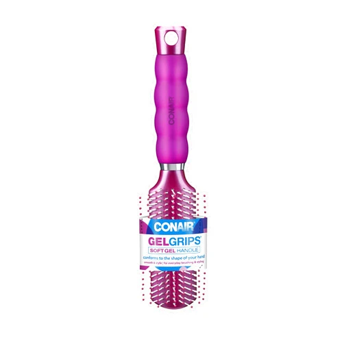 Conair Hair Brush, Gel Grips, All Purpose, colors vary