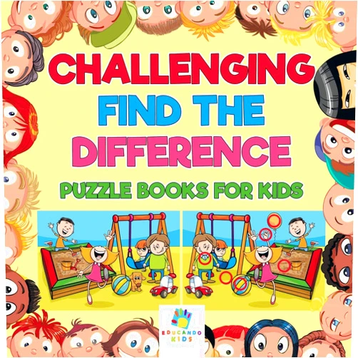 Educando Kids Challenging Find the Difference Puzzle Books for Kids