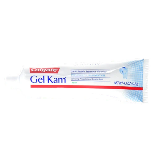 Colgate, PPAX1176035, Gel-Kam Fluoride Preventive Treatment, Gel Mint Flavor, 4.30 Ounce Tube, 1 Pack