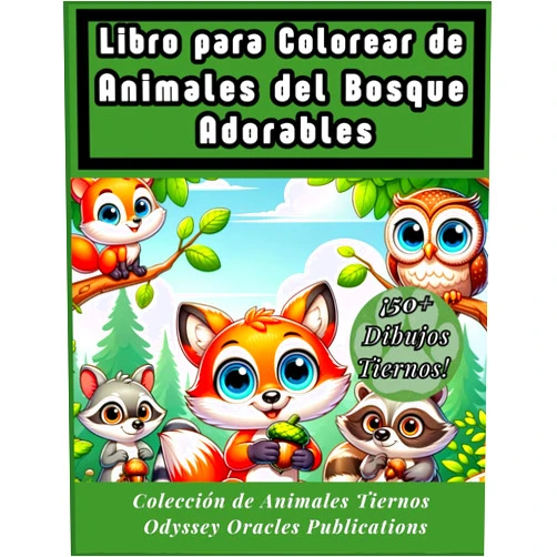 L.K. Carnduff Libro para Colorear de Animales del Bosque Adorabless: Criaturas Adorables de Ojos Grandes para la Relajación, el Alivio del Estrés y la Diversión ... de Animales Tiernos) (Spanish Edition)
