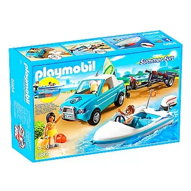 Playmobil Surfer Pickup with Speedboat