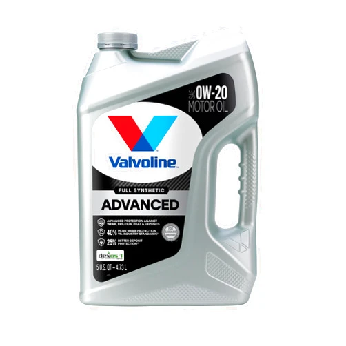 Valvoline Advanced Full Synthetic SAE 0W-20 Motor Oil 5 QT